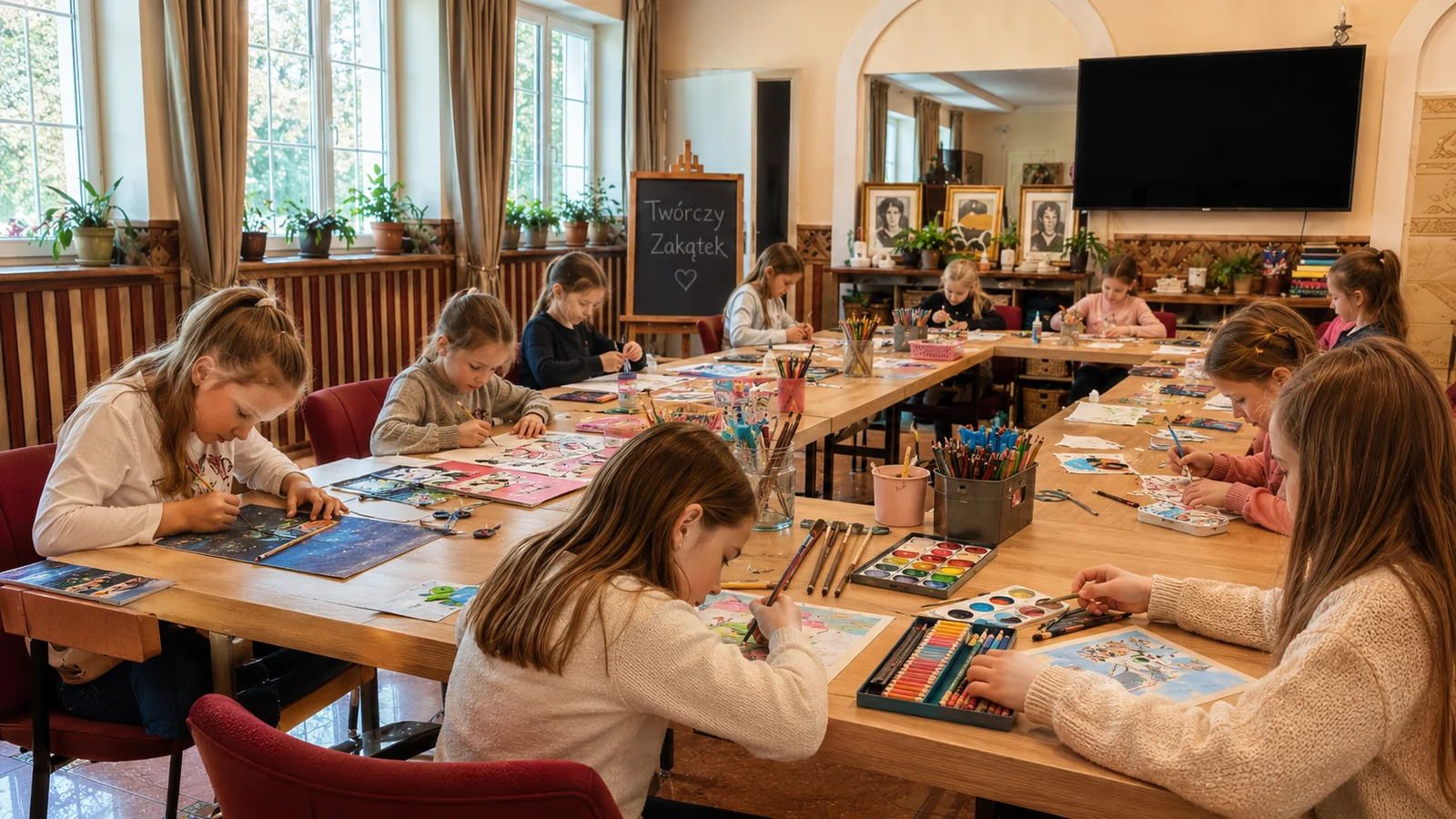 Zajęcia kreatywne dla dzieci w Twórczym Zakątku w Łodzi
